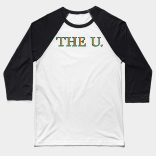 UMiami Sticker Baseball T-Shirt